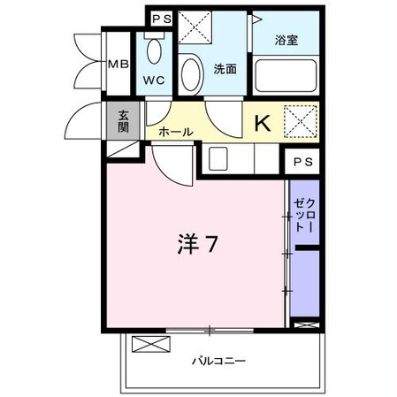 オ・ブーシュ道後の物件間取画像